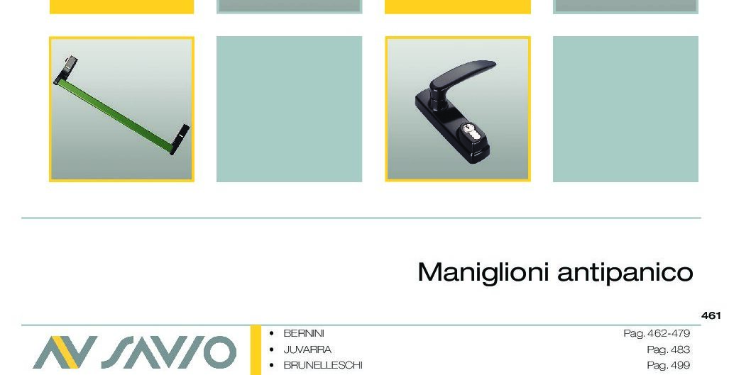Maniglioni antipanico