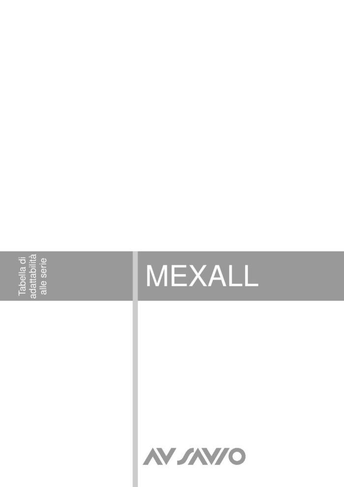 Tabella di adattabilità MEXALL
