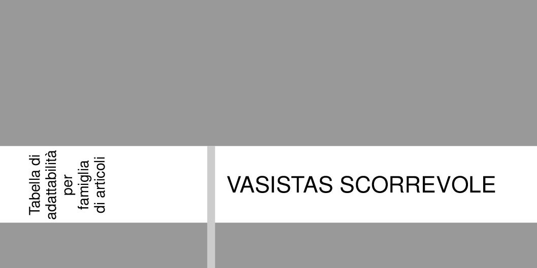 Tabella di adattabilità VASISTAS SCORREVOLE