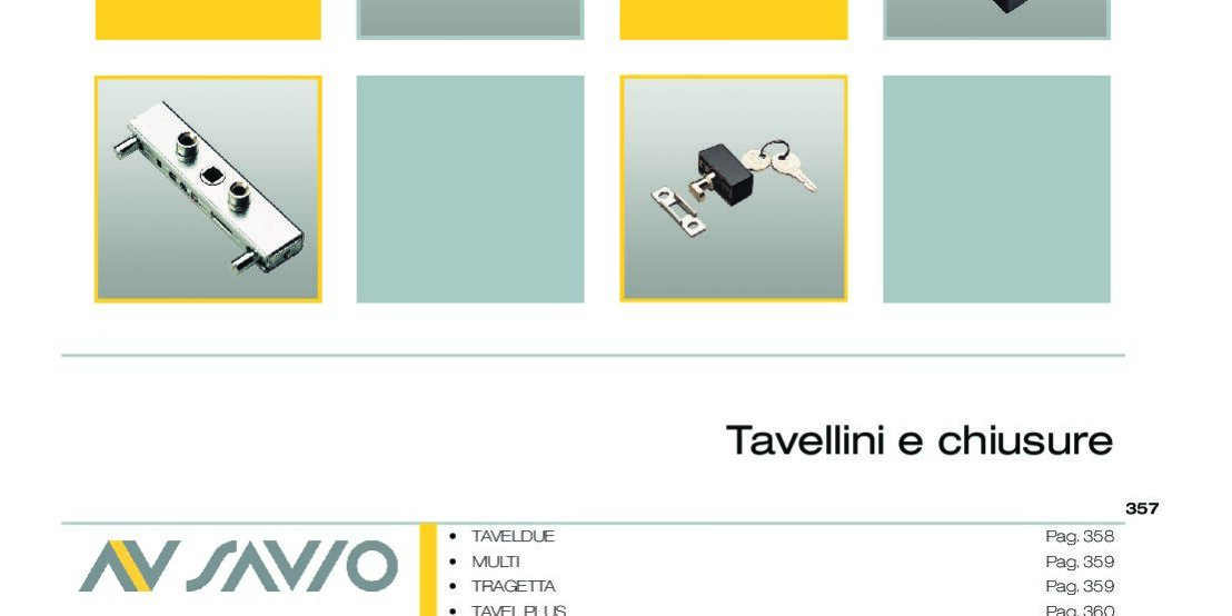 Tavellini e chiusure